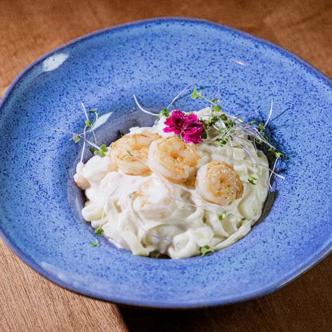 Fettuccine com Camarão